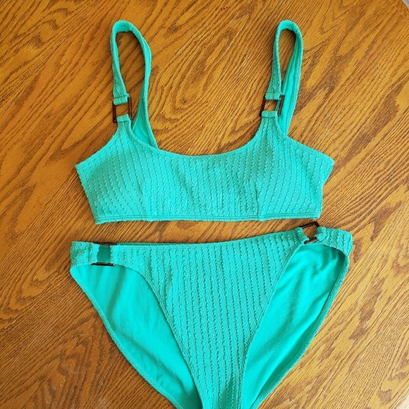 No Boundaries Other - Two piece Bikini No boundaries Aqua 2 piece bikini textured